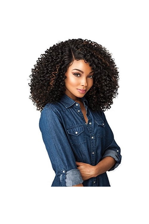 Synthetic Lace Front Wig Empress Edge Curls Kinks & Co The Show Stopper (1B)