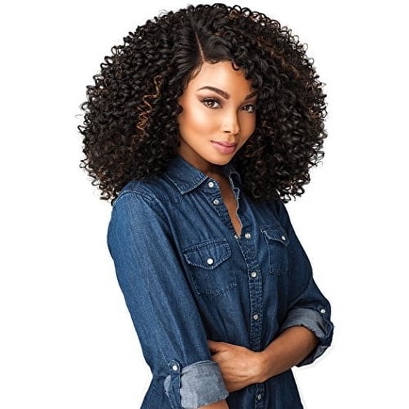 Sensationnel Synthetic Lace Front Wig Empress Edge Curls Kinks & Co The Show Stopper (F1B/30)