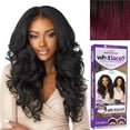 thumbnail image 1 of Sensationnel What lace 13x6 Wigs - latisha lacefrontal hand tied glueless synthetic with natural density preplucked hairline (Off Black 1B), 1 of 10