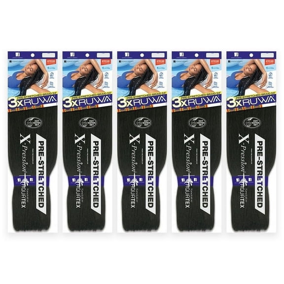 Sensationnel X-Pression Pre-Stretched Braid 3X RUWA 24" (5-Pack, Vintage Rose)
