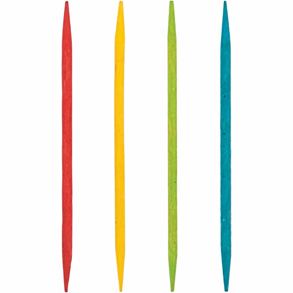 Toothpick Inch Sensations 2.5 inch Wood Toothpicks with Dispenser (Pack of 16 ...