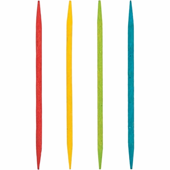 Sensations 2.5 inch Wood Toothpicks with Dispenser (Pack of 2)