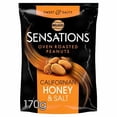 thumbnail image 1 of Sensations Californian Honey & Salt Roasted Sharing Peanuts 170g, British Import (Pack of 3), 1 of 5