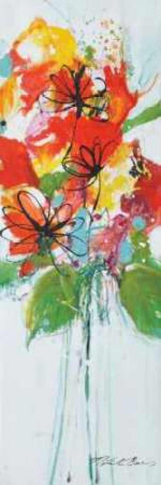 Sensations I Canvas Art - Natasha Barnes (8 x 24)