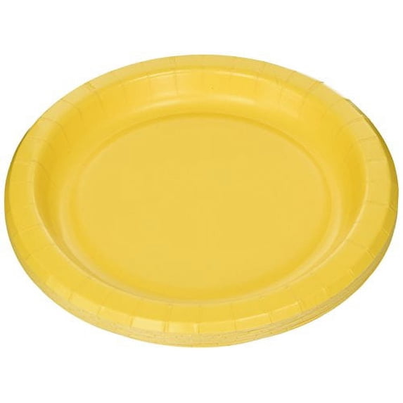 Sensations Snack Plate Yellow, 10 ct