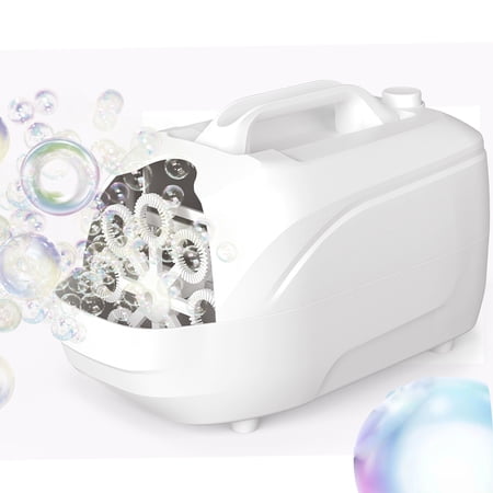 Sensch Bubble Machine, 20000+ Bubbles Per Minute Bubble Machine for Kids and Toddlers, Large Capacity Bubble Blower, Bubble Maker Machine for Christmas Parties Wedding Birthday-Indoor & Outdoor