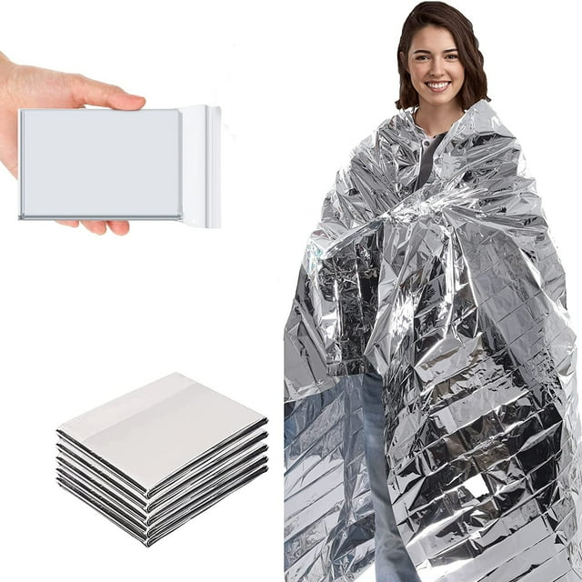 Sensch Survival Emergency Mylar Thermal Blanket, Foil Space Blanket