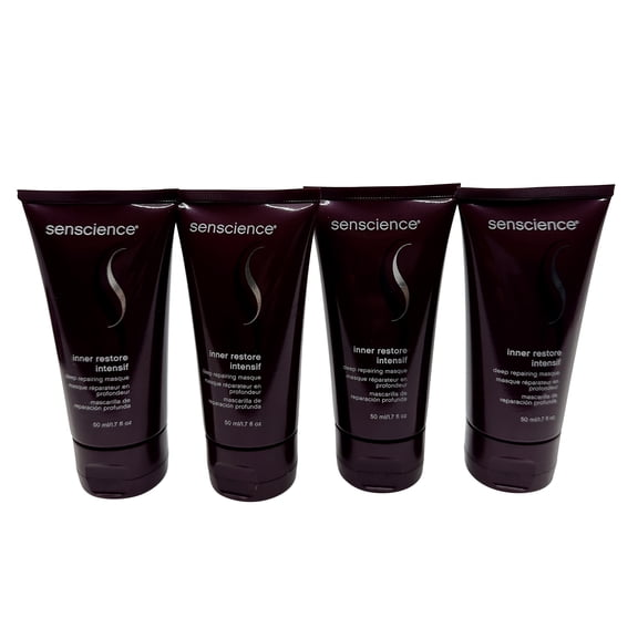 Senscience Inner Restore Intensif Deep Replenishing Mask Dry, Damaged Hair 1.7 oz Set of 4