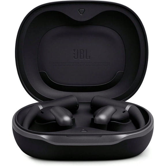 Sense Pro - True Wireless Open-Ear Headphones With Spatial Sound, Hi-Res Audio Wireless With Adaptive Bass Boost, 4-Mic Crisp, Clear Calls 2.0 With AI-Trained Algorithm, All-Day Comfort (Black)