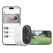 Sense-U Smart Battery Baby Monitor Security Camera, Indoor/Outdoor Use, AI Breathing Detection, 1080p Video Monitor, Wireless Camera, 2-Way Audio, No Monthly Fee