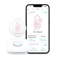 thumbnail image 1 of Sense-U Smart Baby Abdominal Movement Monitor - Tracks Baby's Abdominal Movement, Temperature, Rollover, Sleeping Position and Humidity on Smartphone and Base Station - Anytime, Anywhere, Pink, 1 of 8
