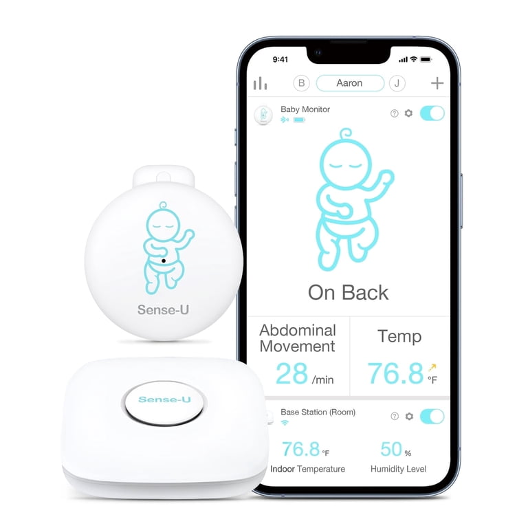 Sense-U Smart Baby Abdominal Movement Monitor - Tracks Baby's