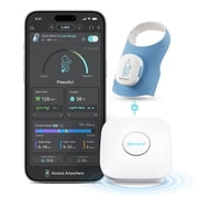 Sense-U Smart Baby Monitor Sock Shoe 2 Long Range with Transmissive PPG Foot Sensor, Track Sleep Patterns & Movement ,Base Station Display Room Temperature & Humidity