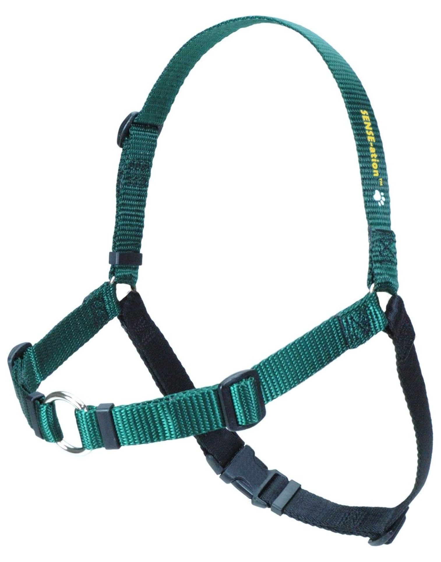 Senseation NoPull Dog Harness Green with Black Medium/Large (Narrow)