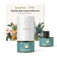 thumbnail image 1 of SenseFlow Space Fragrance Diffuser SF101 - Adjustable Natural Atomizer Essential Oil Kit with 120-Day Long-Lasting Aroma, LED Light, Ideal for Home, Hotel - Jasmine Dew Harmony, 1 of 14
