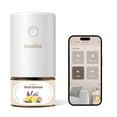thumbnail image 1 of SenseFlow Smart Wi-Fi Space Fragrance Diffuser SF101S – Adjustable Natural Atomizer Essential Oil Kit, 120-Day Aroma, LED Light, Customizable Schedule -Minted Rosewood, 1 of 15