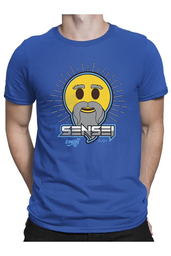 Sensei Emoji Dojo - Wise Master Retro Graphic Men's T-shirt