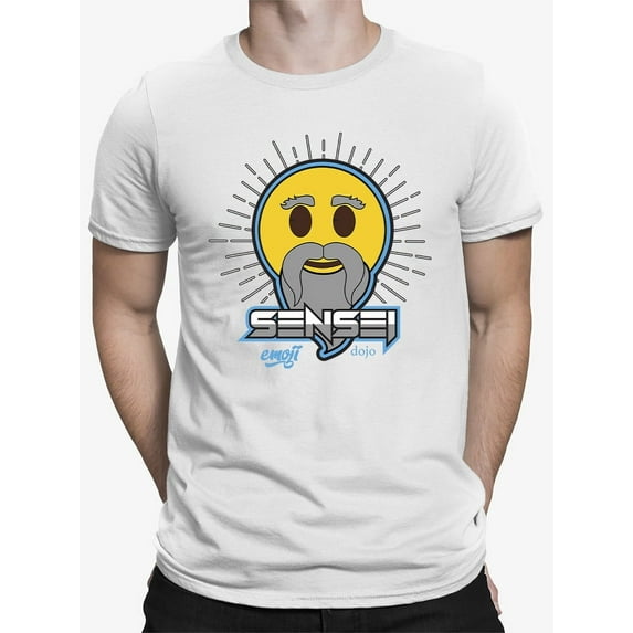 Sensei Emoji Dojo - Wise Master Retro Graphic Men's T-shirt