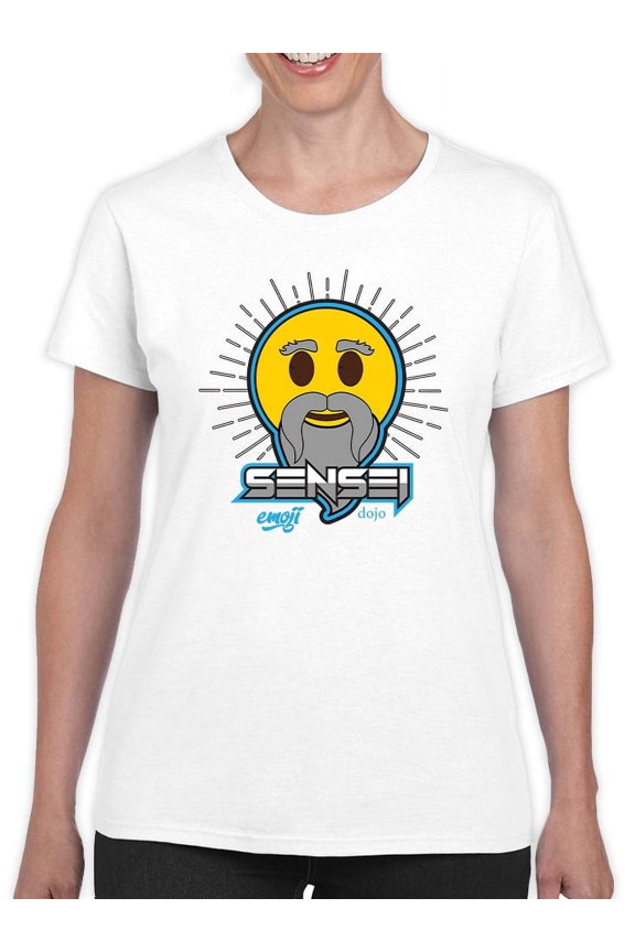 Sensei Emoji Dojo - Wise Master Retro Graphic Women's T-shirt