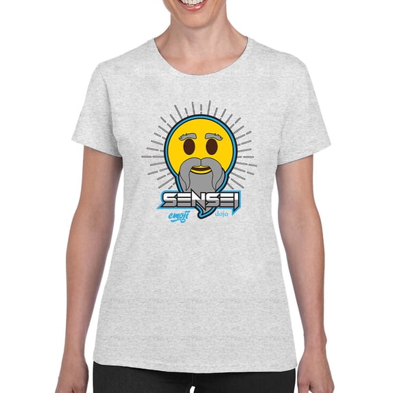 Sensei Emoji Dojo - Wise Master Retro Graphic Women's T-shirt