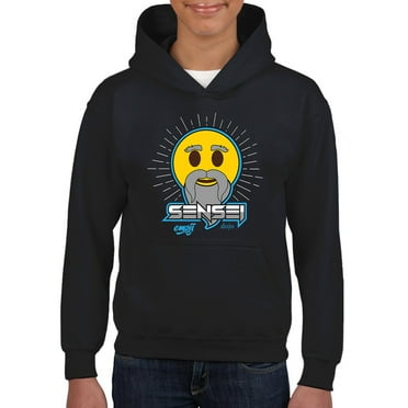 Sensei Emoji Dojo - Wise Master Retro Graphic Youth's Hoodie