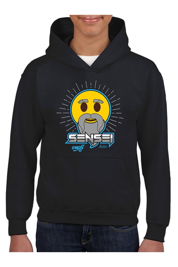 Sensei Emoji Dojo - Wise Master Retro Graphic Youth's Hoodie