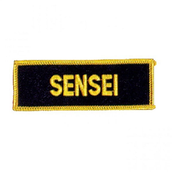 Sensei Martial Arts Uniform Patch, 4"