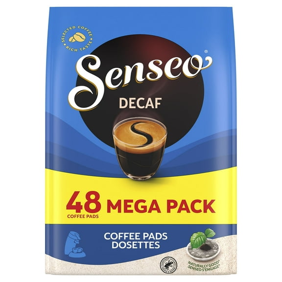 Senseo® Decaf Coffee Pads, Medium Roast, Single Pack of 48 Pads
