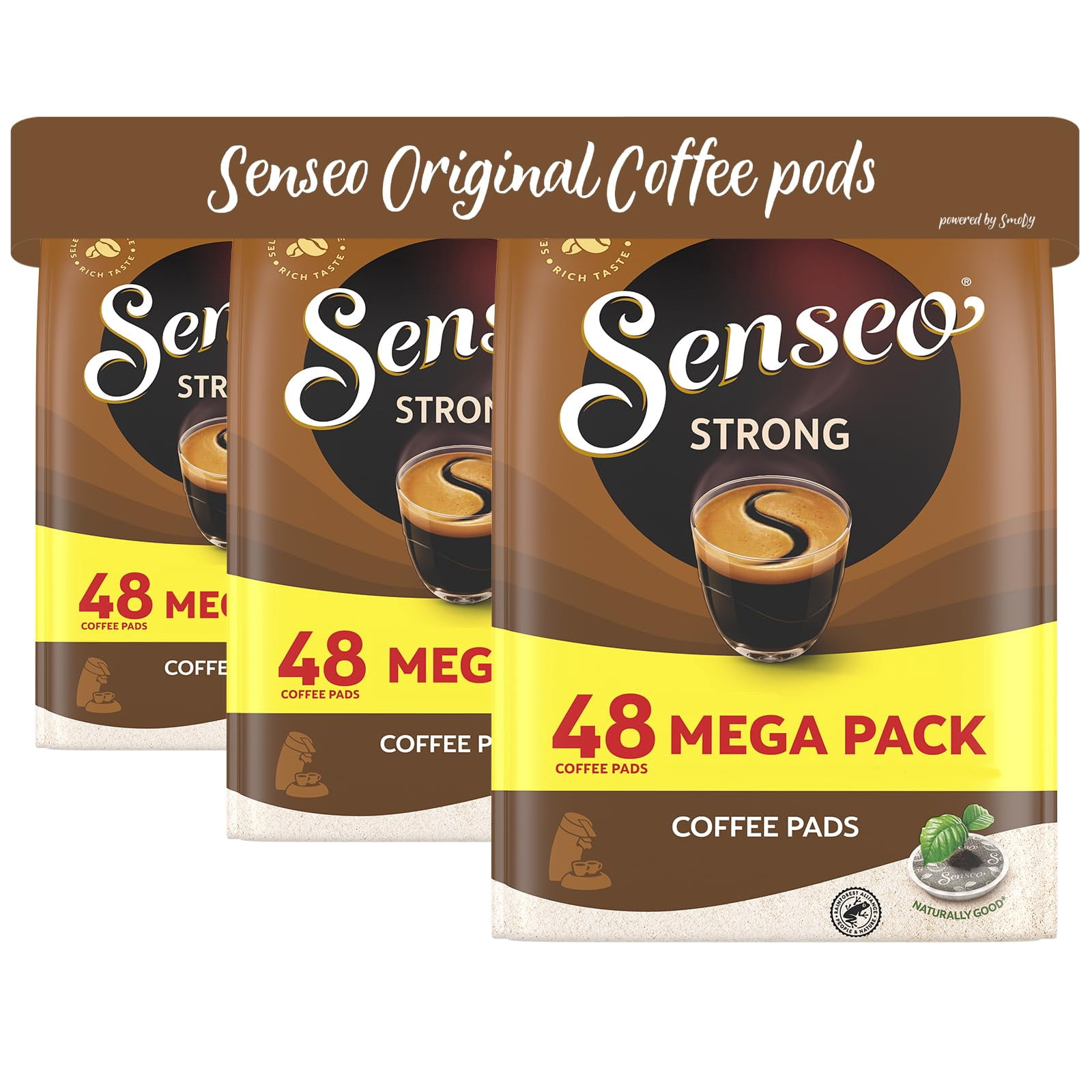 16 Senseo Pads Mild Characterfull & Refined Coffee Office Supplies