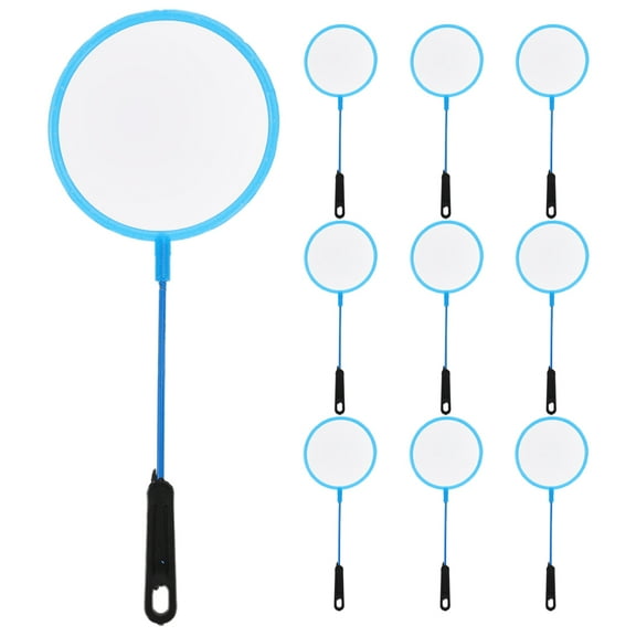 10PCS Kids Fish Tank Net Plastic Outdoor Butterfly Net Small Aquarium Net Betta Fish Net for Tanks Brine Shrimp Pond Fishing