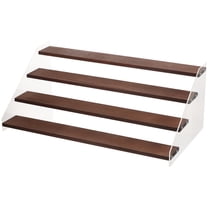 FUEENIRVA Display Stand Acrylic Wood 1 Set 15.7X8.5X6.1In