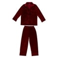 thumbnail image 1 of Senseth 1 Set Women Long Sleeve Nightwear with Pants Warm Leisure Wear Pajamas, 1 of 5