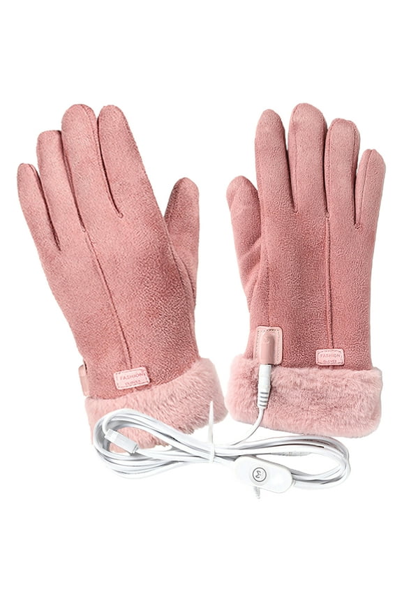 e 1 Set of Winter Hand Warmers Skiing Thermal Mitts Winter Thermal Gloves Electric Warm Gloves