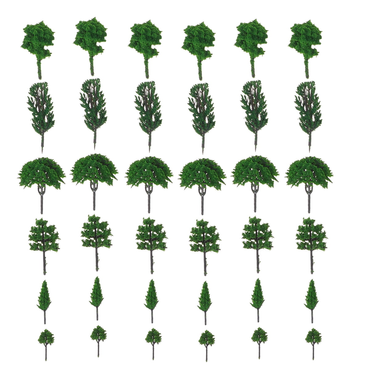 Sensethe 100pcs Model Trees for Scenery Landscape Green Plants ...