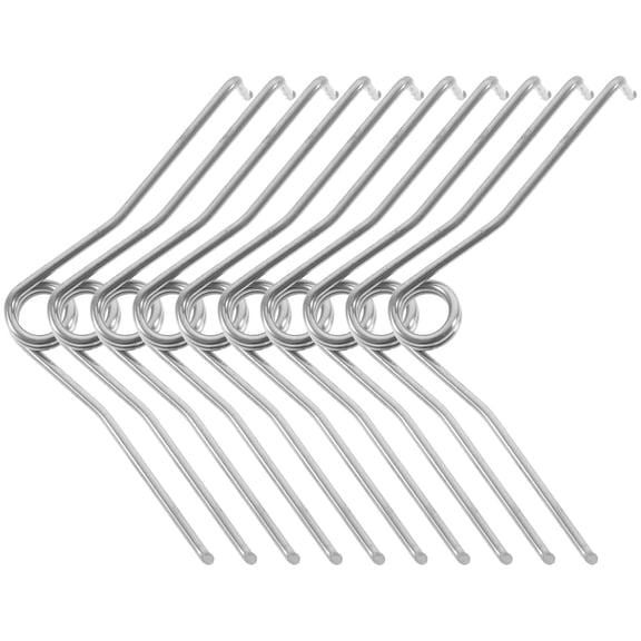 FUEENIRVA Pruner Replacement Spring V Shape Silver 10Pcs