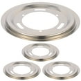 Sensethe 4Pcs Stainless Steel Gas Stove Burner Trays for Range