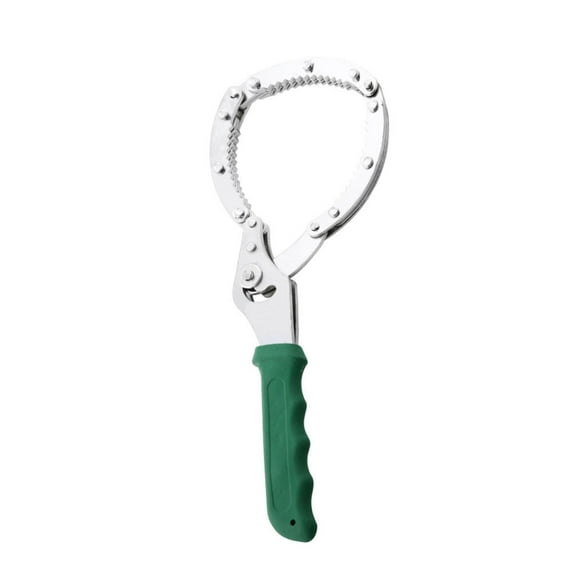 Sensethe 95-115mm Handcuff Style Stainless Steel Oil Filter Wrench Adjustable Disassemble Auto Car Oil Filter Removal Tool Size L