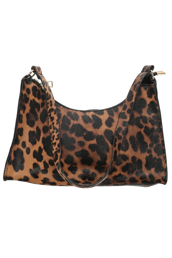 Leopard Clutch Bag PU Shoulder Envelope Evening Handbag Small Crossbody Bag
