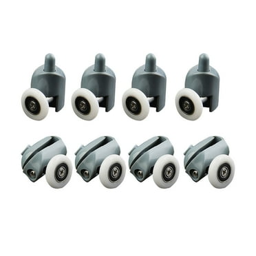 Sensethe Shower Door Rollers for Curved/ Straight Sliding Door - 12pcs