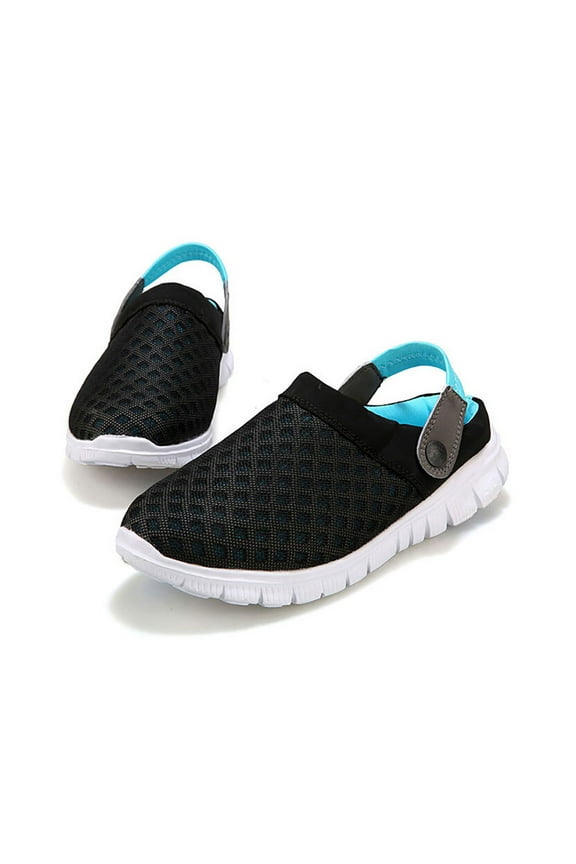 e Walking Sandal Beach Slippers Summer Breathable On Garden Clogs Shoes for Men Size 40 (Light Blue)