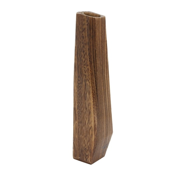 Sensethe Wood Flower Vase Tall Small Vase Wood Vase Rustic Farmhouse Flower Arrangement Bottle