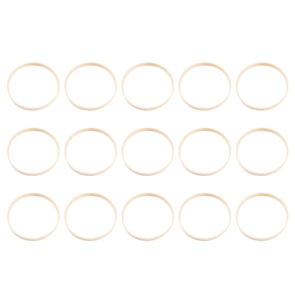 Sensethe Wooden Floral Set Lightweight Craft Rings for DIY Thanksgiving Christmas Wreath Decor, Catcher 15pcs ( 7 Inch )