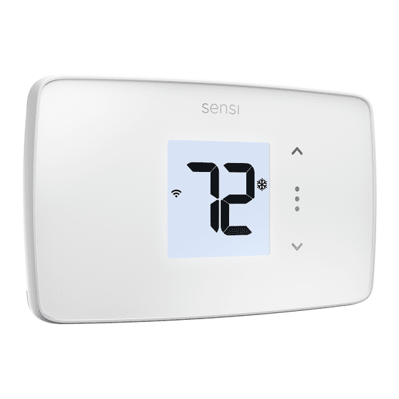 Emerson Sensi Lite Smart Thermostat, Programmable Wi-Fi Thermostat, 1 Count WHITE
