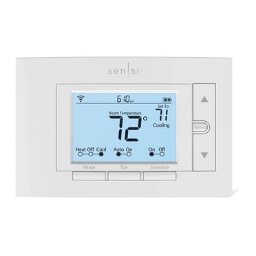 Sensi Smart Programmable Wi-Fi Thermostat-White