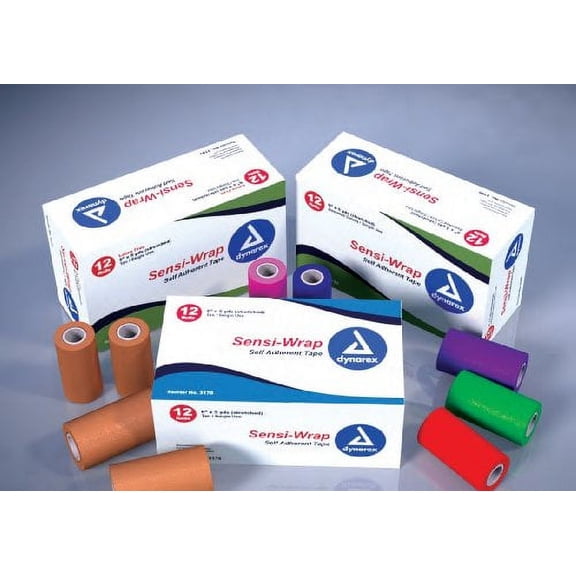 Sensi Wrap, Self-Adherent 3" x 5 yds Rainbow (4/color)-24/Cs [Health and Beauty]
