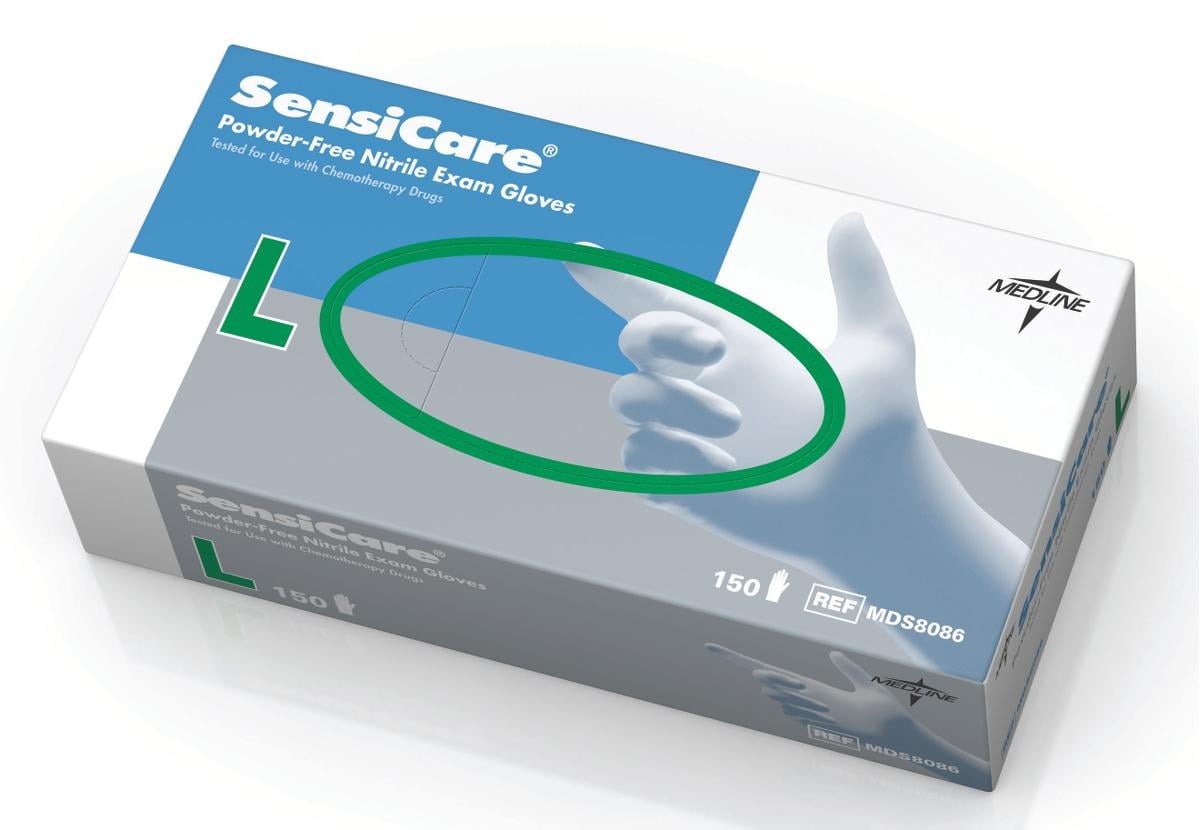 トクラです。 SensiCare Nitrile Exam Gloves - MDS8086 - Walmart.com