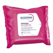 Sensibio H2O Wipes - 25 large makeup removing wipes soaked in micellar water
