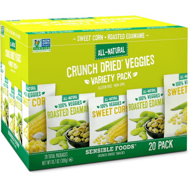 Sensible Foods Crunch Dried Corn & Edamame Variety Box 20ct