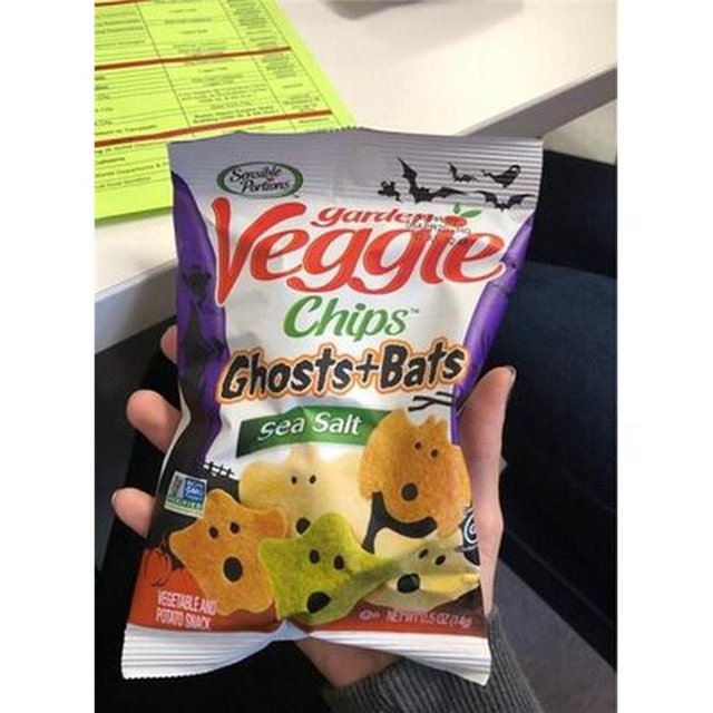 Sensible Portions B7724212PK 0.5 oz Ghosts & Bats Sea Salt Veggie