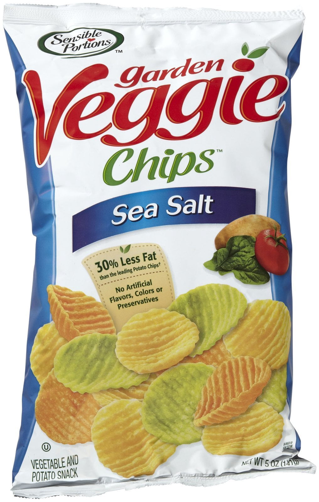 Veggie Ruffles Sensible Portions Chip Veggie Sea Salt - Walmart.com